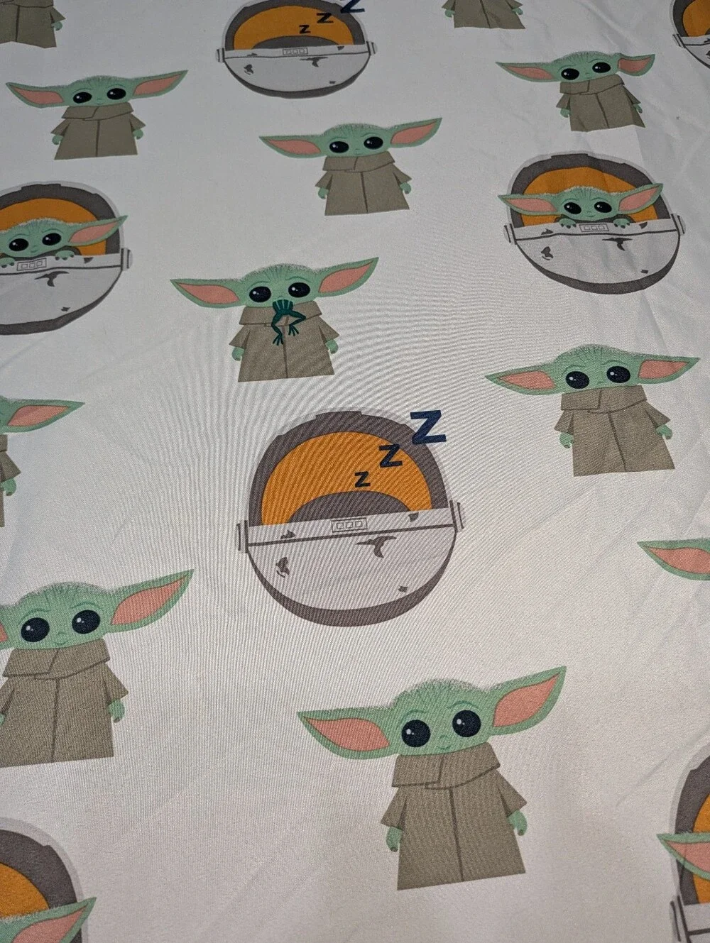 Star Wars Baby Yoda Mandalorian Twin Bed Flat Top SHEET only